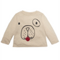 Camiseta manga longa para cachorro First Impressions Baby Boy marrom claro tamanho 18 meses