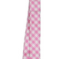 Gravata borboleta masculina Tommy Hilfiger de seda xadrez rosa tamanho regular