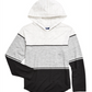 Moletom com capuz Univibe Big Boy's Brady Colorblocked, preto, tamanho XX-G