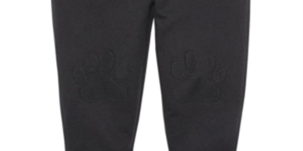 Calça jogger com estampa de pata para bebê First Impressions, cinza, tamanho 24 MOS
