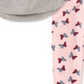 Conjunto de pijama borboleta Tommy Hilfiger para bebês, 2 peças, tamanho 2XS, cinza