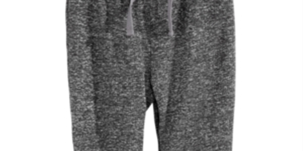 Calça jogger mesclada para meninos First Impressions, preta, tamanho 2T