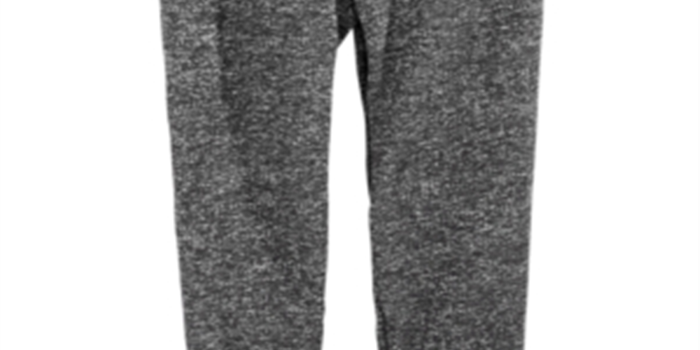 Calça jogger mesclada para meninos First Impressions, preta, tamanho 2T
