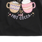 Camiseta infantil Epic Threads Love &amp; Hot Cocoa para meninas, preta, tamanho 3T