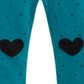 Leggings estampadas de corações para bebês First Impressions, verde, tamanho 3-6 meses