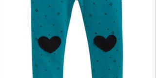 First Impressions Baby Girl's Printed Hearts Leggings Green Size 3-6MOS