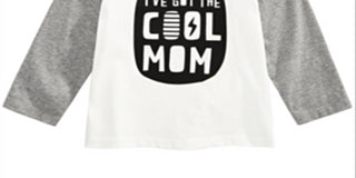 First Impressions Baby Boy's Cool Mom Print Cotton T-Shirt White Size 24MOS