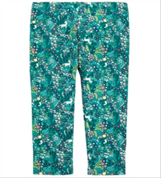 First Impressions Toddler Girl's Printed Leggings Green Size 2T