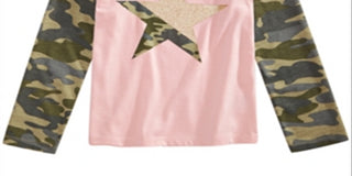 Epic Threads Toddler Girl's Glitter Camo Star T-Shirt Pink Size 4T