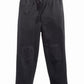 Calças com patch no joelho para meninos First Impressions Toddler, pretas, tamanho 2T