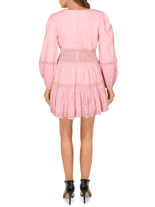 Vestido MIDI The Delightful para mulheres da Free People, rosa, tamanho 12