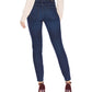Calça jeans skinny feminina Kut from the Kloth Connie Ankle Wash Influential Euro Base Blue, tamanho 12