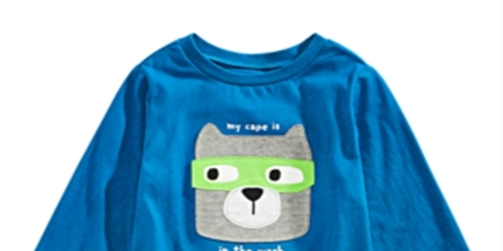 Camiseta infantil estampada com cachorro First Impressions Baby Boy, tamanho 12 meses, azul