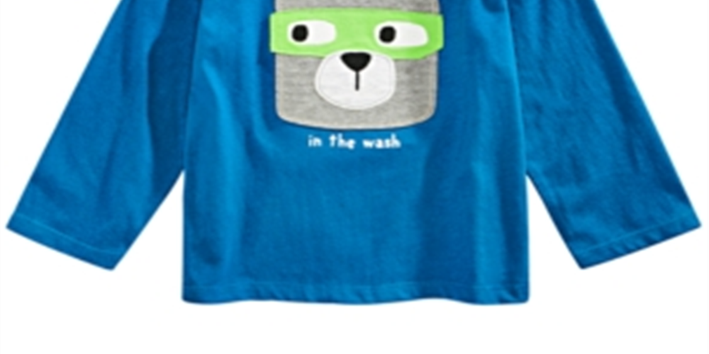 Camiseta infantil estampada com cachorro First Impressions Baby Boy, tamanho 12 meses, azul
