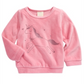 Blusa de veludo com estampa de unicórnio First Impressions para bebê menina, rosa, tamanho 24 meses