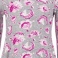 Vestido floral unicórnio para meninas Epic Threads, cinza, tamanho 6