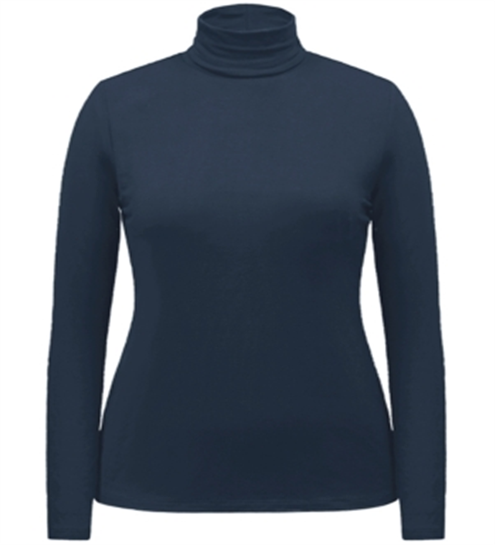 Blusa de gola alta feminina Style &amp; Co, azul, tamanho pequeno