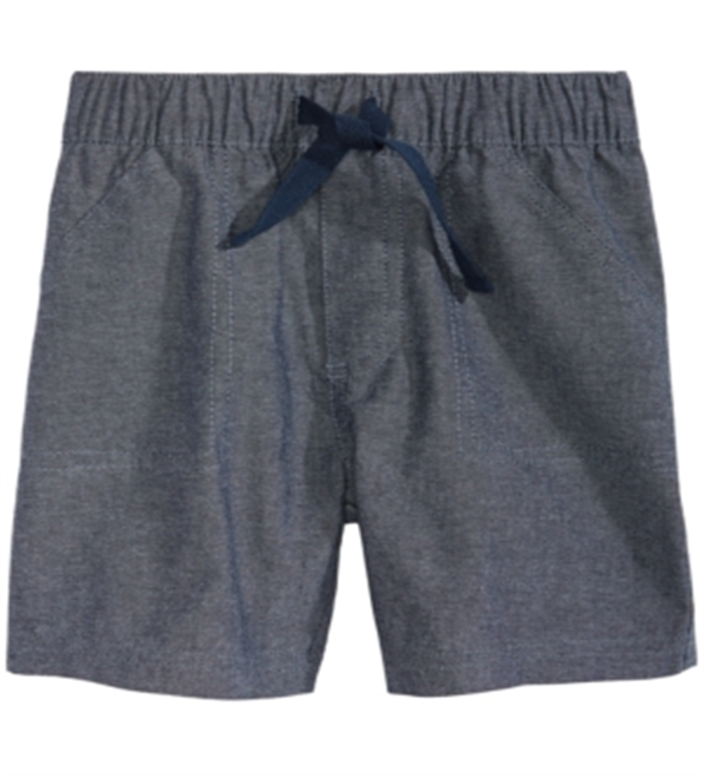 Shorts de algodão chambray para meninos First Impressions, azul, tamanho 3T
