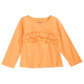 Camiseta de algodão com babados First Impressions para bebê menina, amarela, tamanho 18 meses