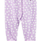 Carter's Girl's Footies Sheep Heart Zip Up Fleece Footie Roxo Tamanho 9MOS