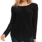 Camiseta Karen Kane Velvet Burnout Feminina Preta Tamanho P