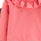 Conjunto Carter's Baby Girl 2 peças com blusa com babados e leggings com estampa floral rosa tamanho 3 meses