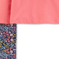 Conjunto Carter's Baby Girl 2 peças com blusa com babados e leggings com estampa floral rosa tamanho 3 meses