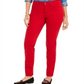 Calça jeans skinny feminina Charter Club Bristol, vermelha, tamanho 8