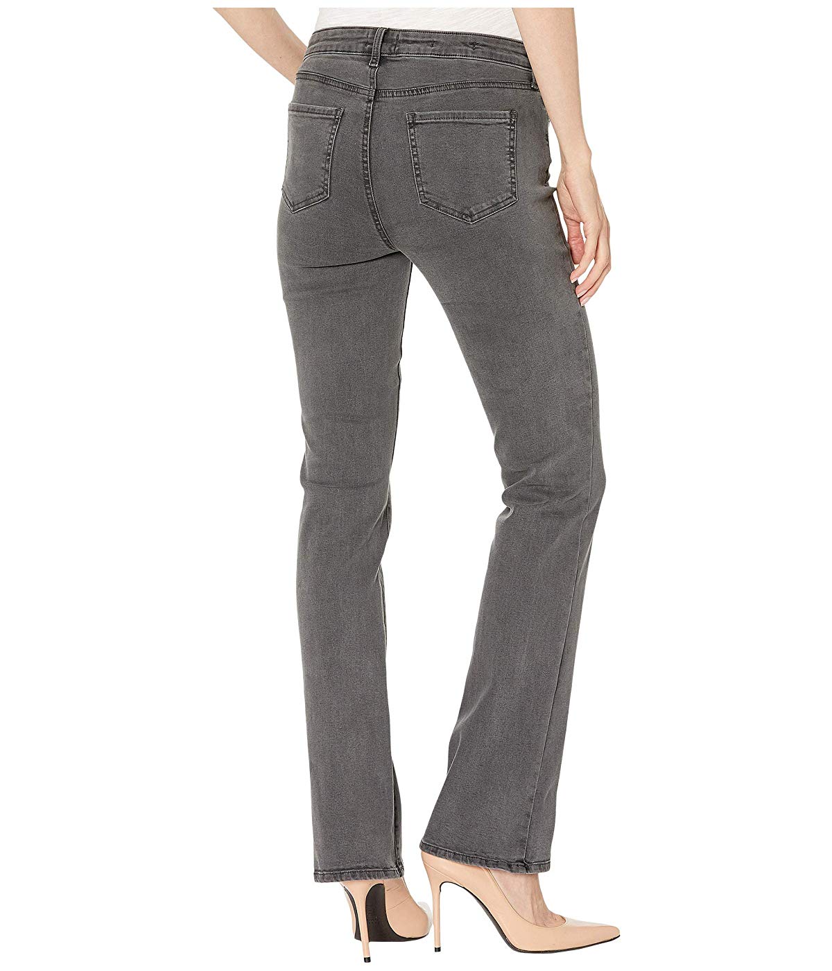 Calça jeans feminina Barbara Bootcut da NYDJ em preto Folsom, tamanho 6