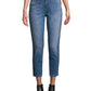 Calça jeans skinny feminina Lucky Brand com acabamento em viés Ava, azul, tamanho 54