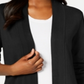 Karen Scott Cardigan Feminino Frente Aberta Preto Tamanho Médio