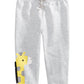 Calça de moletom infantil Giraffe Jogger para meninos First Impressions, cinza, tamanho 3T