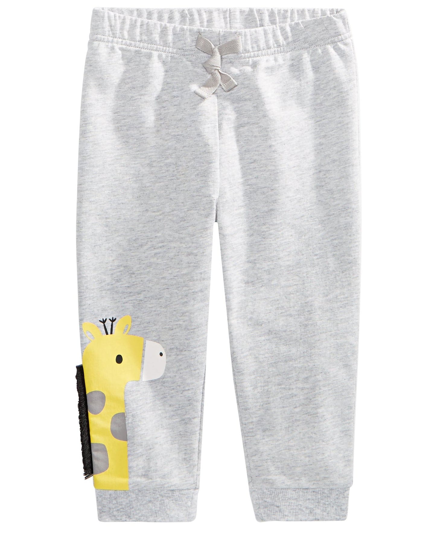 Calça de moletom infantil Giraffe Jogger para meninos First Impressions, cinza, tamanho 3T