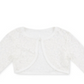 Cardigan de renda Speechless Big Girl's, branco, tamanho 16