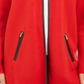 Sobretudo feminino Charter Club Solid, vermelho, tamanho pequeno, médio
