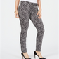 Calça jeans skinny feminina INC International Concepts Leopard, cinza, tamanho 10