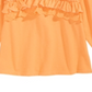 Camiseta de algodão com babados First Impressions para bebê menina, amarela, tamanho 12 meses