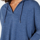 Moletom com capuz feminino Style &amp; Co, azul, tamanho pequeno P