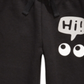 Calça jogger estampada infantil First Impressions para meninos, preta, tamanho 3T