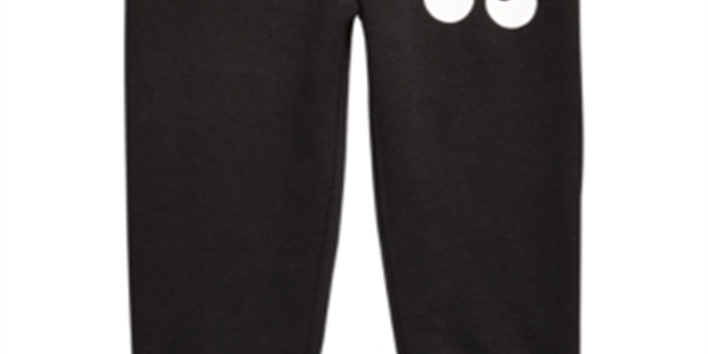 Calça jogger estampada infantil First Impressions para meninos, preta, tamanho 3T