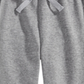 Calça jogger infantil com cós elástico e listras laterais First Impressions, cinza, tamanho 3T