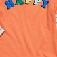 Camiseta infantil First Impressions Happy Layered Look manga comprida laranja tamanho 3-6 meses