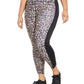 Leggings esportivas femininas Ideology Running Fitness marrom tamanho 2X