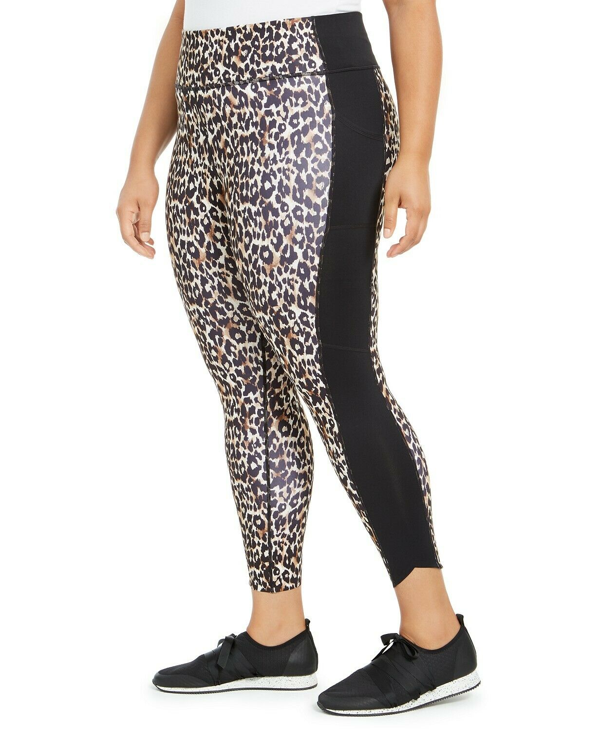 Leggings esportivas femininas Ideology Running Fitness marrom tamanho 2X