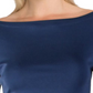 Camiseta Ralph Lauren Feminina Judy Manga Cotovelo Gola Canoa Azul Tamanho Pequeno XS