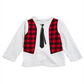 Camiseta estampada First Impressions Baby Boy cinza tamanho 24 meses