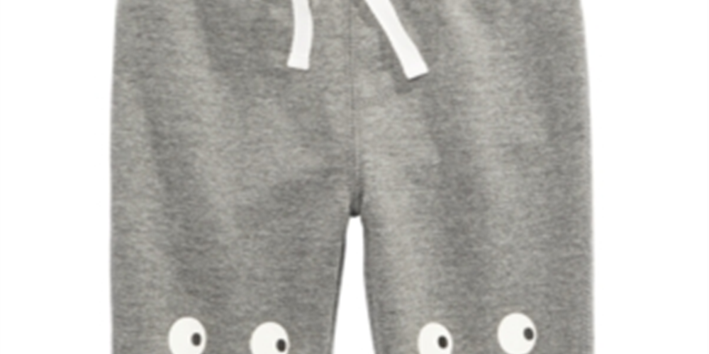 Calça Jogger Monster para Menino First Impressions Cinza Tamanho 3-6 Meses