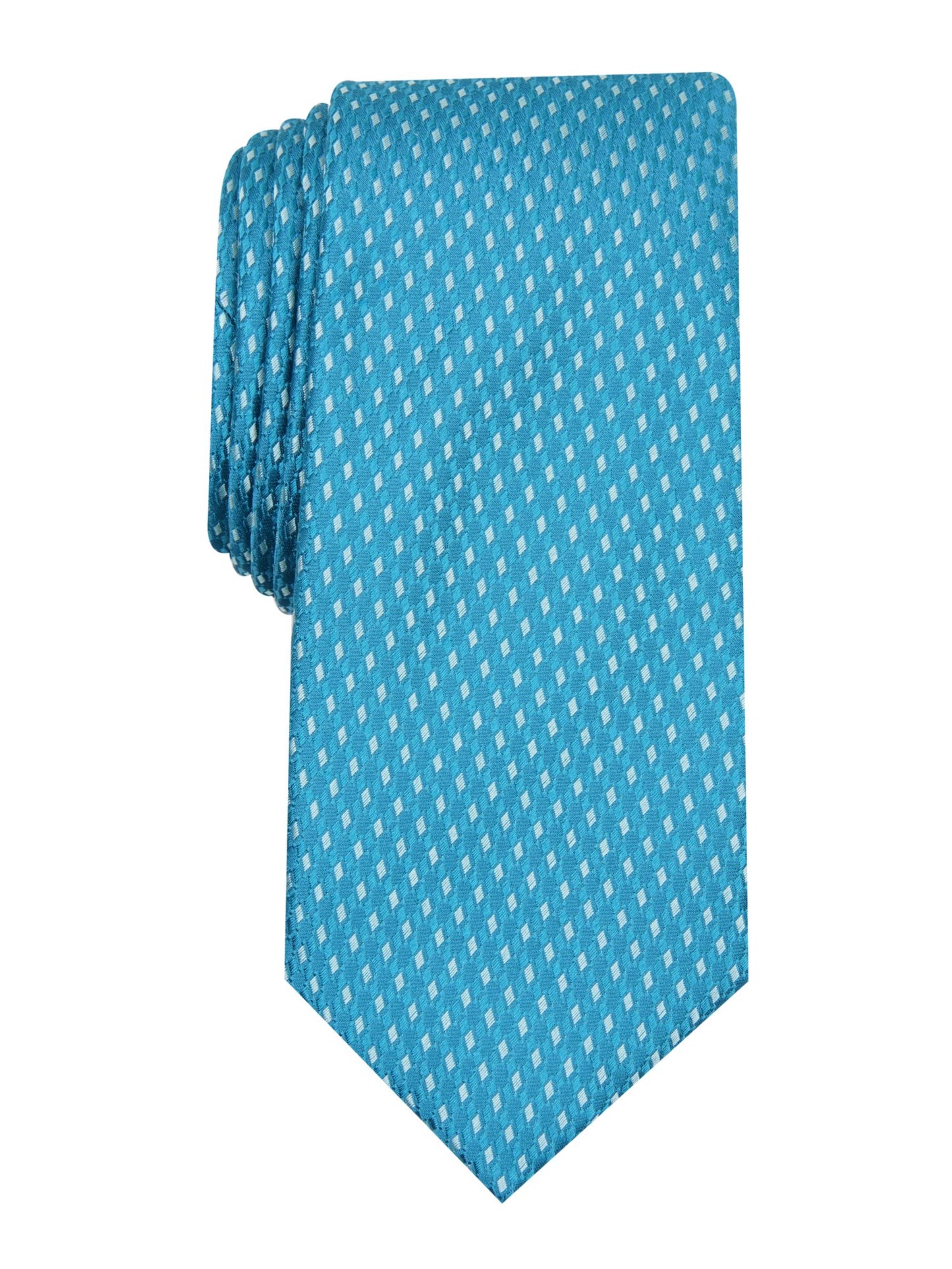 Gravata profissional Alfani Masculina Kimble Silk Blend Azul Tamanho Regular