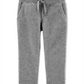 Calça Carter's Toddler Boy's Fleece Cinza Tamanho 2T