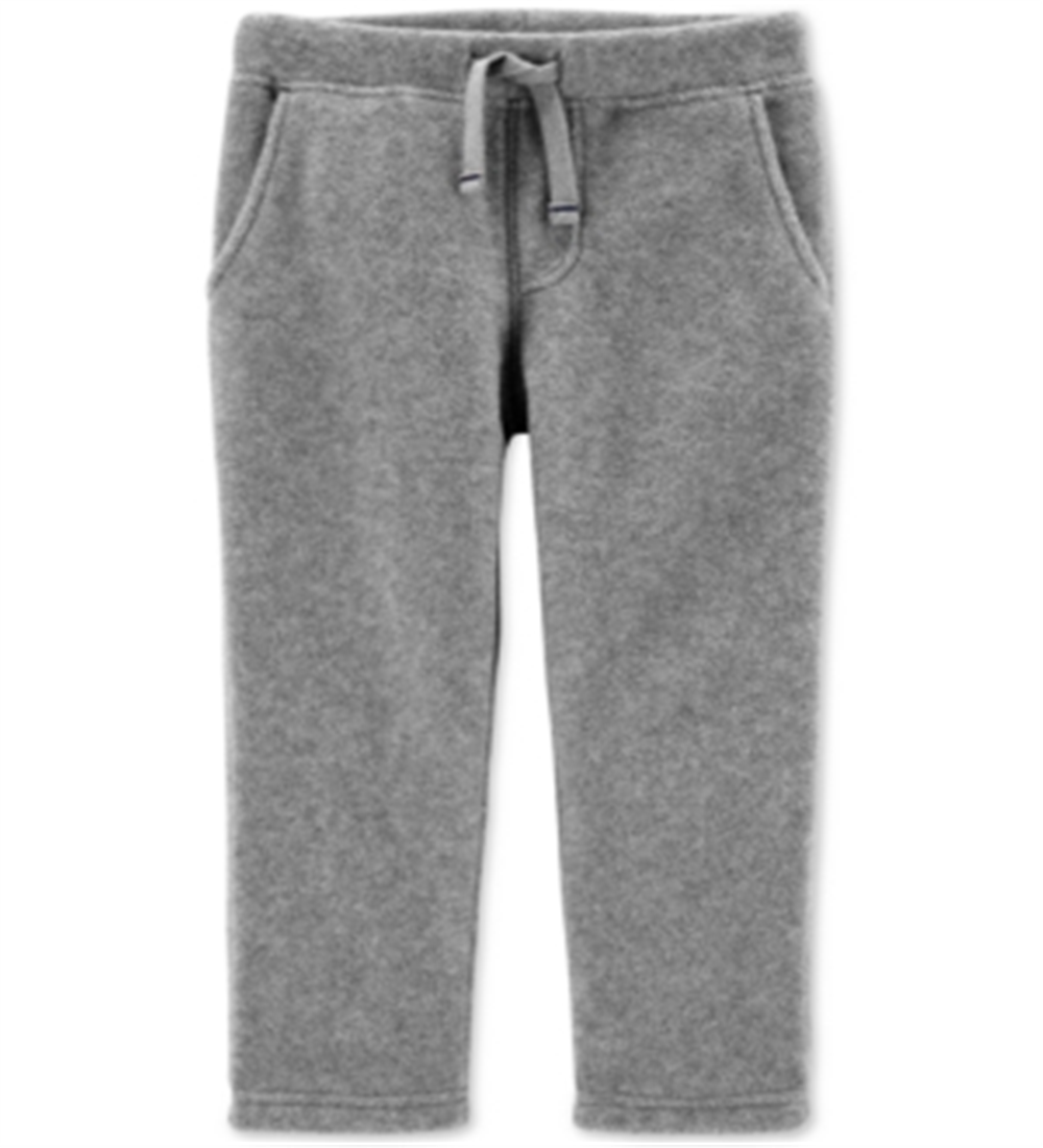 Calça Carter's Toddler Boy's Fleece Cinza Tamanho 2T
